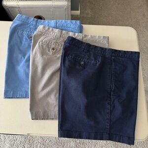 Set of 3 - J. Crew - Men's 7" flex chino short - Size 38